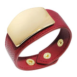 Wide Leather Bracelet for Women