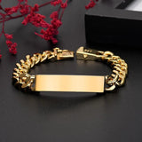 10MM Chain Bracelets for Men Women Jewelry Wedding Party Christmas