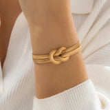 Vintage Metal Snake Chain Bracelet Chunky Party Jewelry