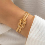 Vintage Metal Snake Chain Bracelet Chunky Party Jewelry