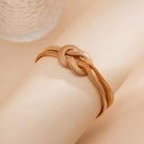 Vintage Metal Snake Chain Bracelet Chunky Party Jewelry