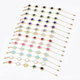 Zircon Flowers Double-sided Bracelet for Women