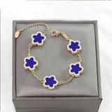 Zircon Flowers Double-sided Bracelet for Women