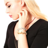 Vintage Punk Style Charm Rivet Bracelets For Women