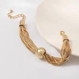 Women's Punk Big Ball Bracelet Silver Chain Party Charm Jewelry
