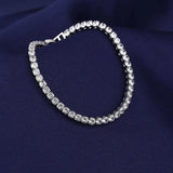 Tibetan Silver Tennis Chain Bracelet for Women