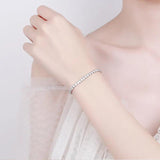 Tibetan Silver Tennis Chain Bracelet for Women