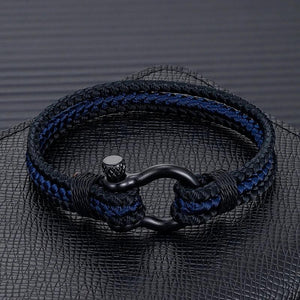 Stainless Steel Anchor Rope Bracelet Sailor Style