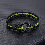 Stainless Steel Anchor Rope Bracelet Sailor Style