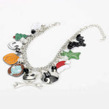 Nightmare Christmas Bracelet Jack Enamel Pendant Sally Charm Women Gift