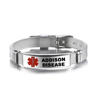 Type 2 Diabetes Medical Alert ID Bracelets Adjustable Silicone Bangles