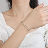 Crystal Butterfly Bracelet for Women Zircon Star Bracelet Plated Jewelry