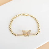 Crystal Butterfly Bracelet for Women Zircon Star Bracelet Plated Jewelry