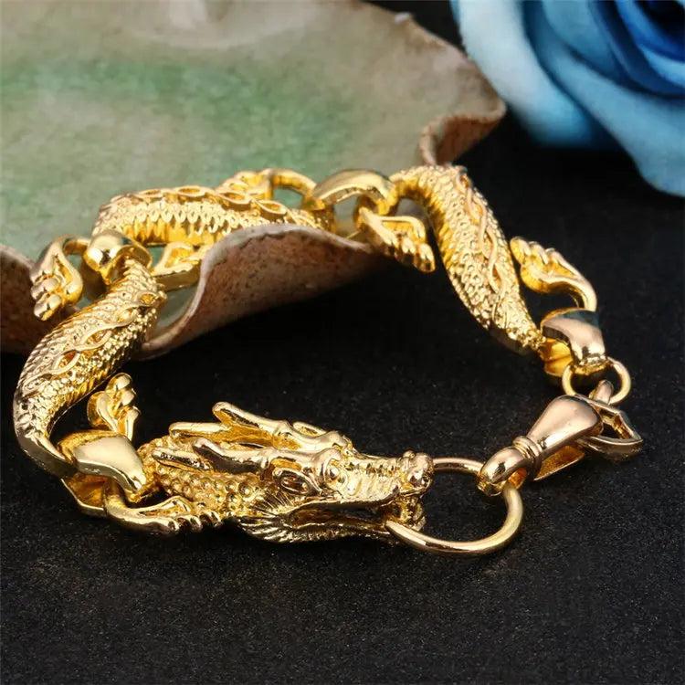 Dragon Bracelet Stainless Steel Charm Bracelets Bangles Homme