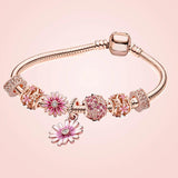 Daisy Charm Bracelets Beaded Bangle Jewelry Gift