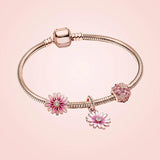 Daisy Charm Bracelets Beaded Bangle Jewelry Gift