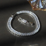 Korea Jewelry Zircon Silver Bracelet Women Prom Party Accessories
