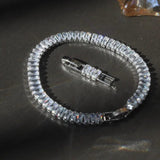 Korea Jewelry Zircon Silver Bracelet Women Prom Party Accessories