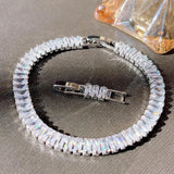 Korea Jewelry Zircon Silver Bracelet Women Prom Party Accessories