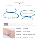 Navy Nautical Adjustable Bracelets for Women Men Boys Girls