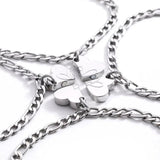 4-Leaf Clover Magnetic Friendship Bracelets - Good Luck