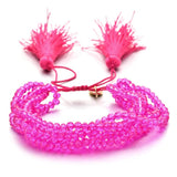 Boho Multicolor Crystal Bracelets for Women Ethnic Beads Wrap Bracelet