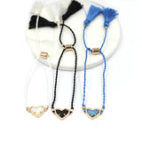 Mini Resin Heart Charm Bracelets