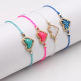Mini Resin Heart Charm Bracelets