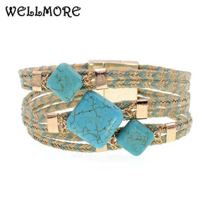 Bohemia Cotton Charm Bracelets for Women