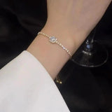 Adjustable Zircon Charm Bracelet for Women