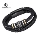 Vintage National Style Jewelry Stainless-Steel Bracelet for Men