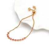 Red Evil Eye Bracelet Chain Charm Adjustable Jewelry EY6546