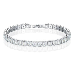 0.25ct Square CZ Tennis Bracelet Wedding Jewelry UB0178A