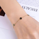 Peach Hearts Bracelet 15cm+5cm Stainless Steel High Jewelry
