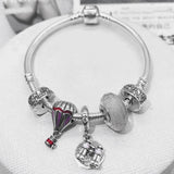 Hot Charm Ladies Bracelets DIY Star & Feather Beads Charms Bracelets