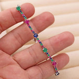 White Zircon Bracelet for Women's Anniversary Birthday