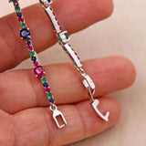 White Zircon Bracelet for Women's Anniversary Birthday