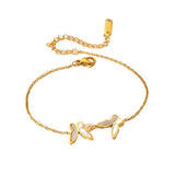 316L Stainless Steel Butterfly Bracelet Women
