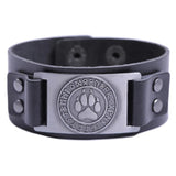 Wolf Paw Charm Bracelet Slavic Kolovrat Amulet Jewelry