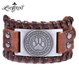 Wolf Paw Charm Bracelet Slavic Kolovrat Amulet Jewelry