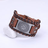 Wolf Paw Charm Bracelet Slavic Kolovrat Amulet Jewelry