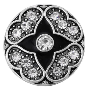 6pcs Rhinestone Snap Buttons for Bracelet Bangle