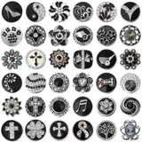 6pcs Rhinestone Snap Buttons for Bracelet Bangle