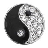 6pcs Rhinestone Snap Buttons for Bracelet Bangle
