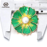 6pcs Metal Snap Jewelry Flower Button 18mm Snap Bracelets Bangles