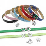 10pcs PU Wristband for 8mm Slide Charms, 210mm Length