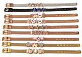 Stainless Steel Mesh Charm Bracelets Europe Lucky Ladybug Bee Watch Bracelet