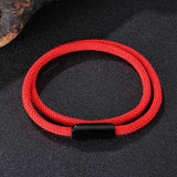 Multi Rope Chain Bracelet Stainless Steel Clasp Milan Thread Band SP1101
