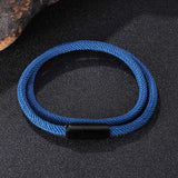 Multi Rope Chain Bracelet Stainless Steel Clasp Milan Thread Band SP1101