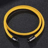 Multi Rope Chain Bracelet Stainless Steel Clasp Milan Thread Band SP1101